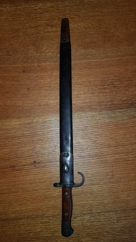 1907 BRITISH LEE ENFIELD BAYONET