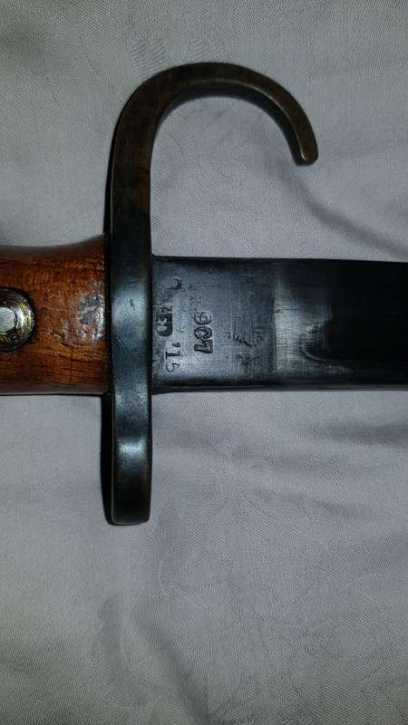 1907 BRITISH LEE ENFIELD BAYONET
