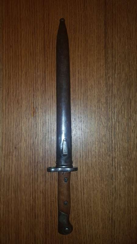 PORTUGUESE 1904 MAUSER BAYONET