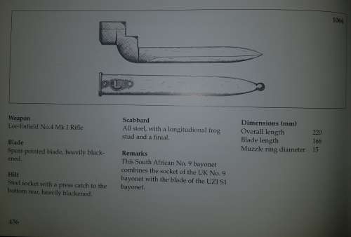 SOUTH AFRICAN NO9 .303 BAYONET