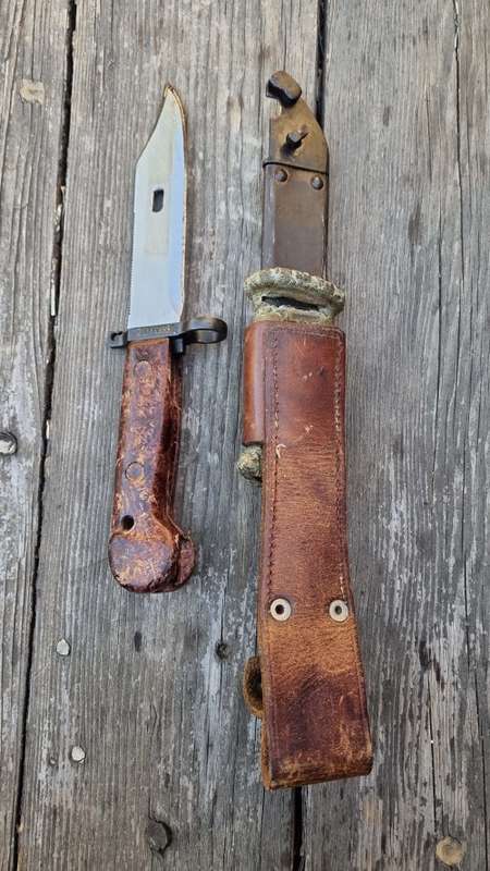 A DUO - NORTH KOREAN AND ROMANIAN AK47 BAYONET