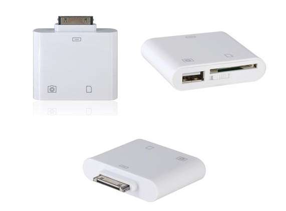 2 In 1 USB SD Card Reader for Apple iPad