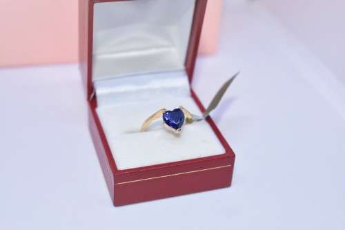 *LATE ENTRY*RARE14k solid gold heart shape AAA Tanzanite ring 2.64cts
