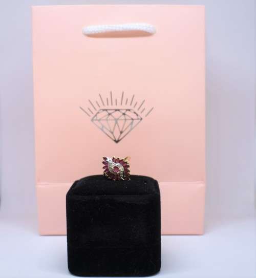 *INCRDIBLE*precious over 1ct RUBY DIAMOND ring 10k gold