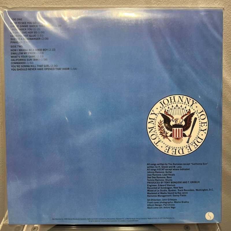 Ramones - Leave Home (Vinyl record, Rhino remaster)