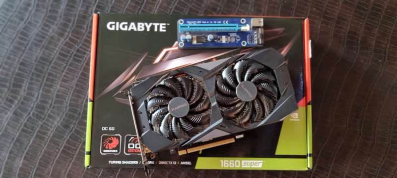 10 X Used GIGABYTE 1660 Super Graphic Cards