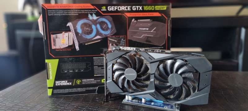 10 X Used GIGABYTE 1660 Super Graphic Cards