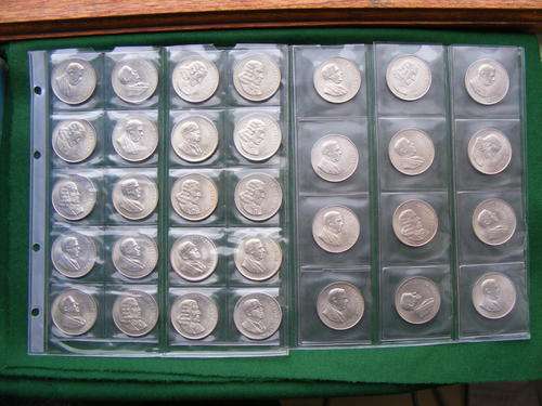 10 R1 80% silver coins A/UNC TO UNC