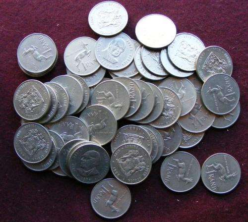 54  R1  RSA  NICKLE  COINS.  YOUR BID IS PER COIN.