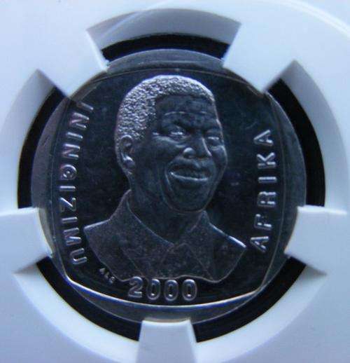 14 Year 2000  Mandela smiley  MS62  The coins with great growth potential.