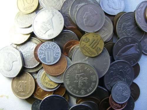 200 foreign coins.