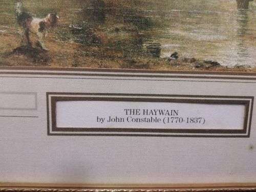 PRINT-THE HAYWAIN- JOHN CONSTABLE (1770-1837)