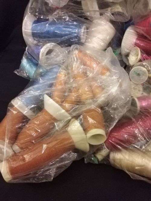 LARGE BOX OF MACHINE EMBROIDERY COTTON