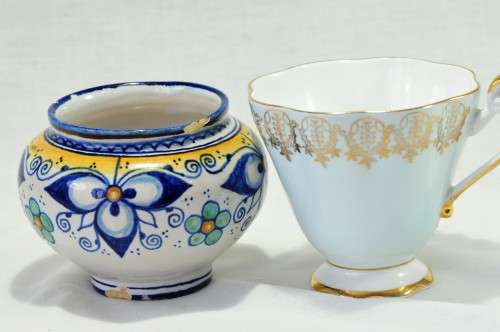 Hand-Painted Faenza Ceramic Bowl (1pc)