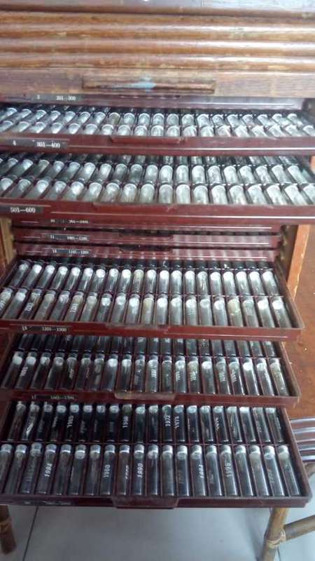 Vintage Balance Staff Stock Box