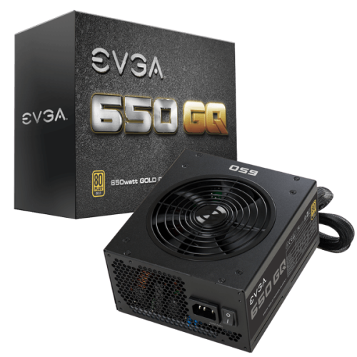 EVGA 650 GQ, 80+ GOLD 650W, Semi Modular (210-GQ-0650-V) - Two Months Old