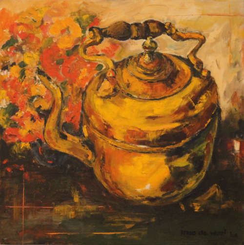 IRMA DE WAAL - BEAUTIFUL - OIL - 400 x 400 - READY TO HANG