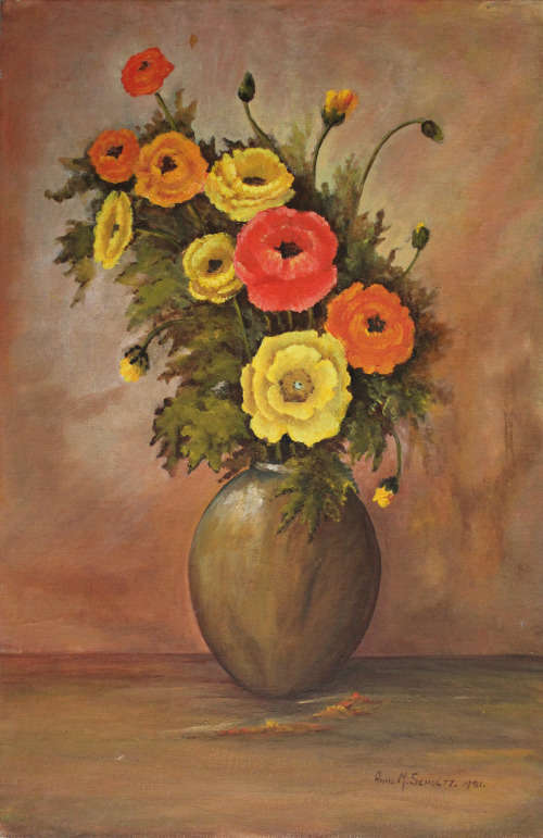ANNA M SCOLTZ- Original 1981 painting