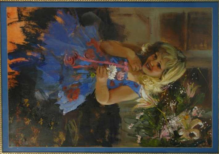 *** MARIE-VERMEULEN BREEDT- VERY LARGE FRAMED OIL