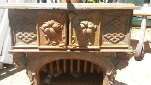 Queen Anne Cast Iron Wood Burning Stove - Falkirk No 6