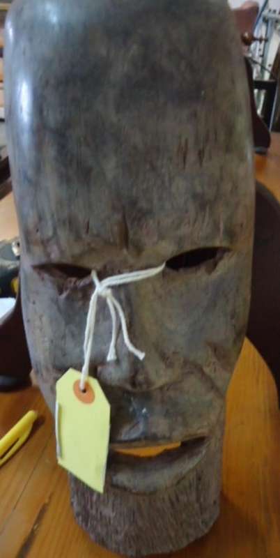 Wooden Face Carving