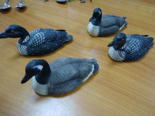 4 Ceramic Ducks