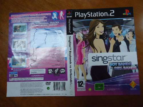 SingStar: Boy Bands vs Girl Bands - PS 2 Game
