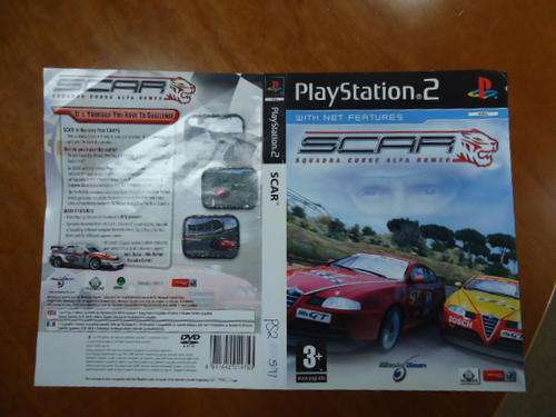 SCAR - With Net Features- Original PS2 Game