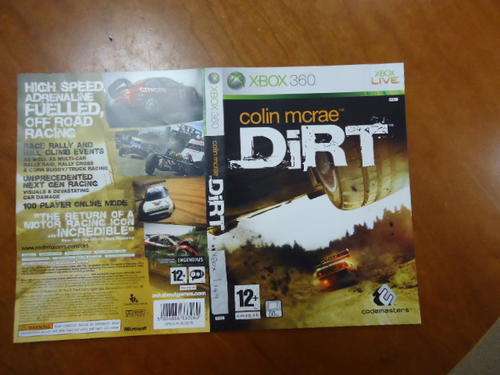 Colin Mcrae: Dirt- X Box  360 Game