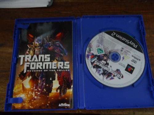 Transformers: Revenge of the fallen PS2 - No front cover