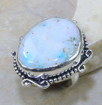 DRUSY AGATE RING SIZE 8 3/4