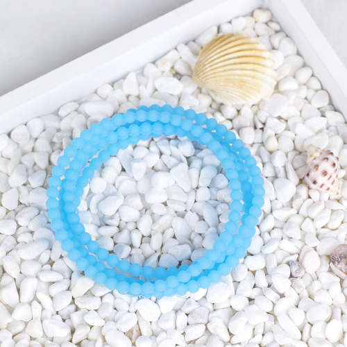 5 PIECES STRETCHY SILICON WRAP BRACELETS