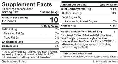VALENTUS SLIM ROAST OPTIMUM DARK ROAST WEIGHT LOSS COFFEE