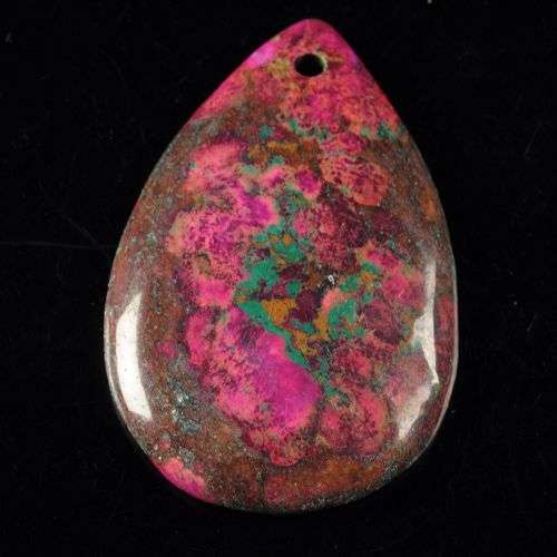 DYED OCEAN AGATE PENDANT BEAD