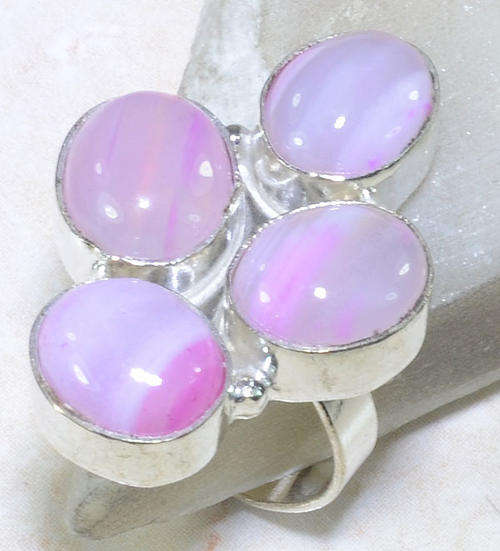 BOTSWANA AGATE RING SIZE 9 1/4