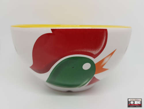 1998 Kellogg`s Sunshine Breakfast Collection Ceramic Cereal Bowl and Mug Set (Duo) - Cockerel Design