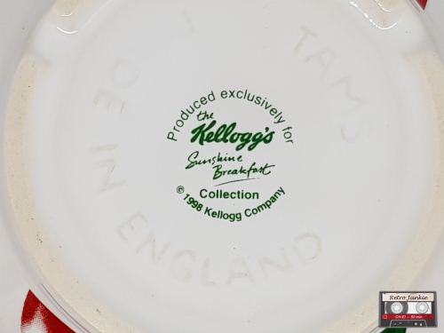 1998 Kellogg`s Sunshine Breakfast Collection Ceramic Cereal Bowl and Mug Set (Duo) - Cockerel Design