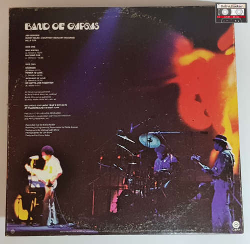 Jimi Hendrix - Band of Gypsys - Vinyl LP Gatefold Record - 1970 Pressing!