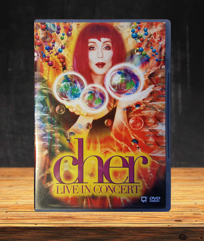 Cher Live in Concert DVD Preloved in Good Condition
