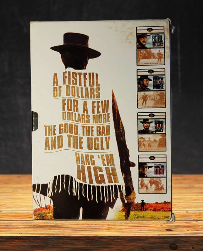 DVD 4-Disc Box Set Clint Eastwood 4 Movies Collection The Sergio Leone Anthology