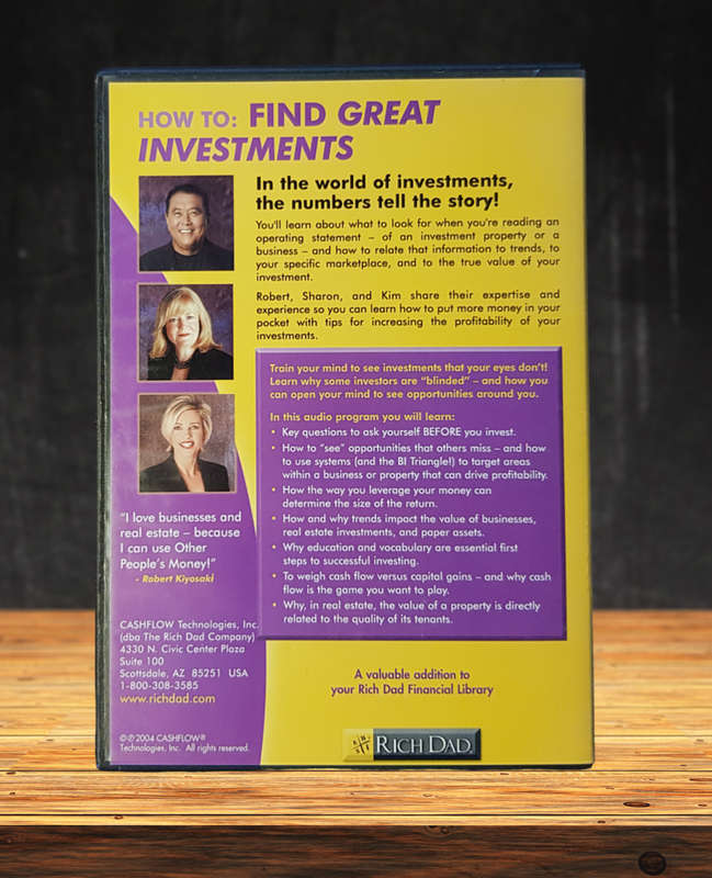 Rich Dad`s - How To: Find Great Investments and How To: Get Your Banker to say `Yes` - Audio CDs