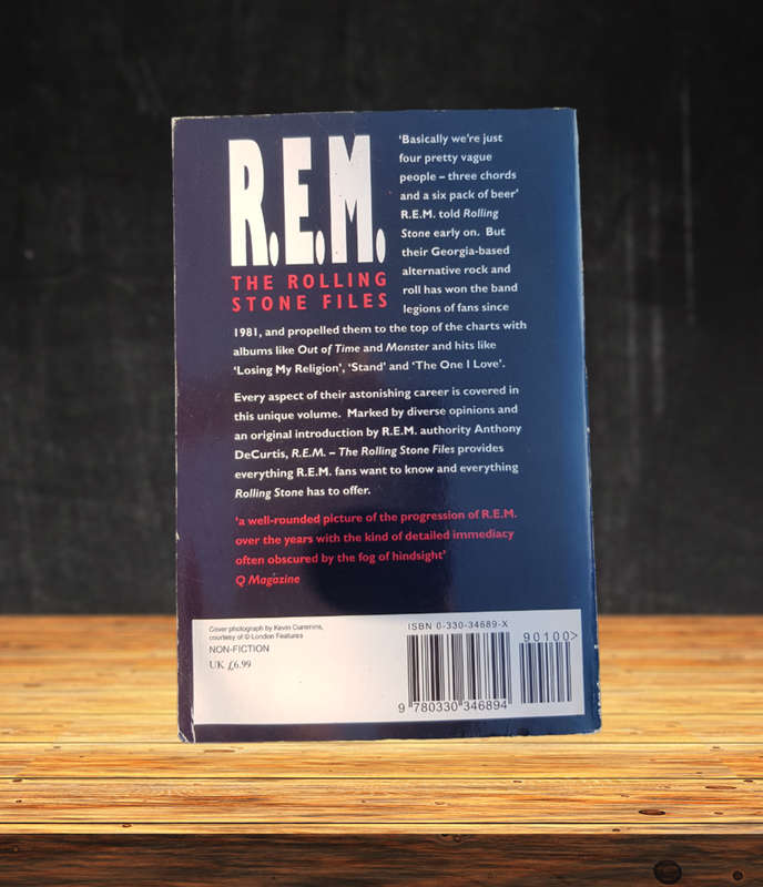 R.E.M. Combo  The Rolling Stone Files Paperback + Monster CD  Rock Music Book & Album Set  Very G