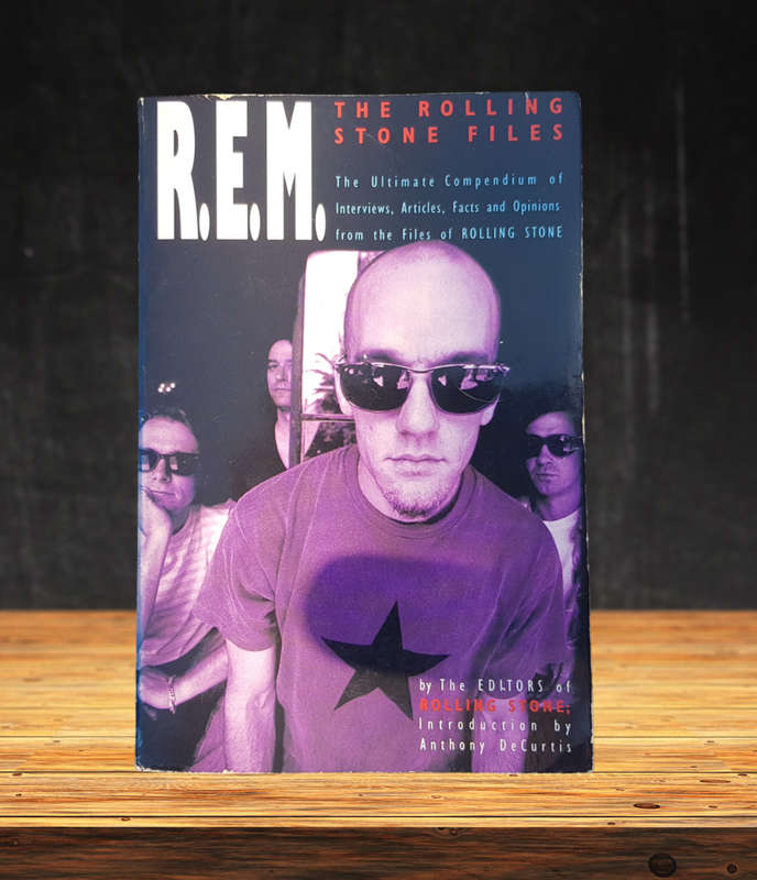 R.E.M. Combo  The Rolling Stone Files Paperback + Monster CD  Rock Music Book & Album Set  Very G