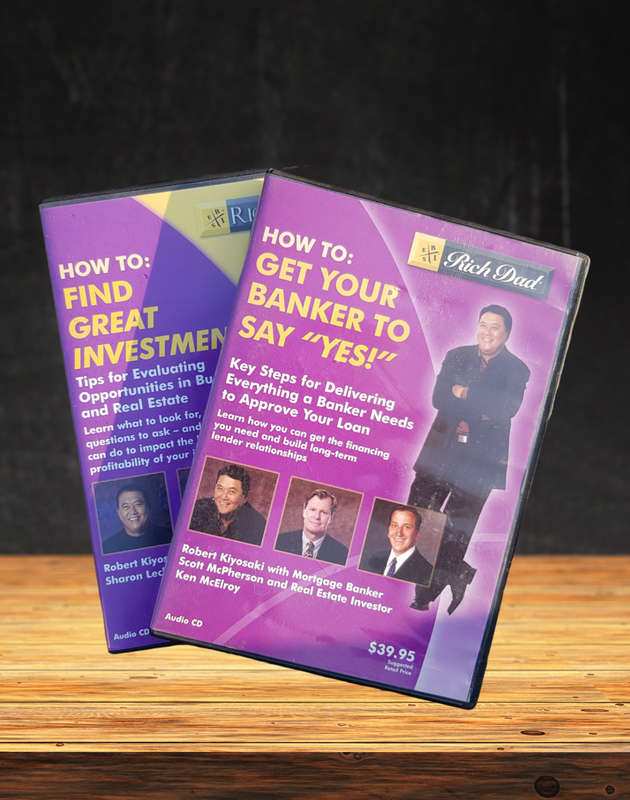 Rich Dad`s - How To: Find Great Investments and How To: Get Your Banker to say `Yes` - Audio CDs