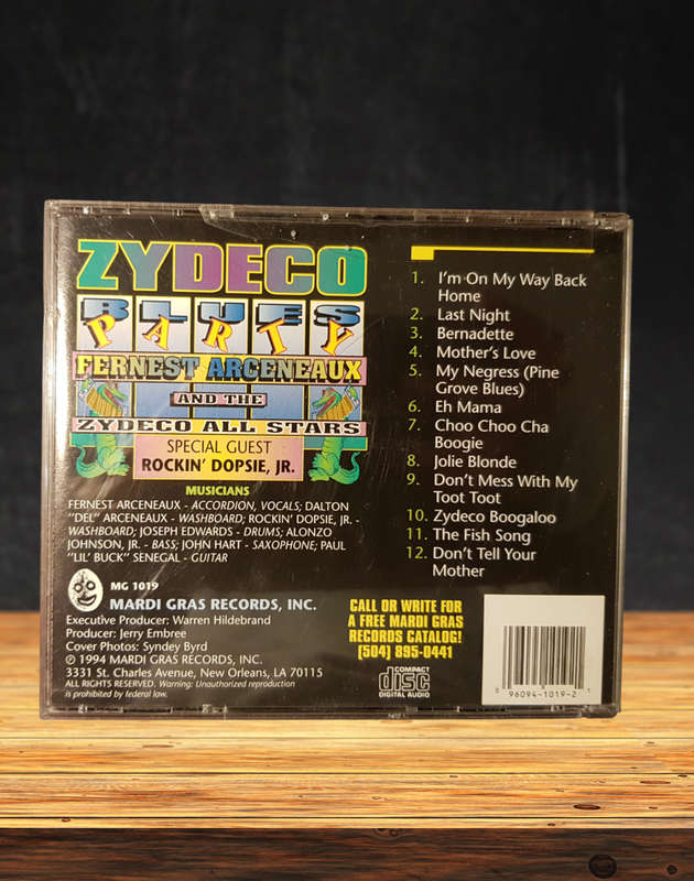 CD Fernest Arceneaux And The Zydeco All Stars Zydeco Blues Party