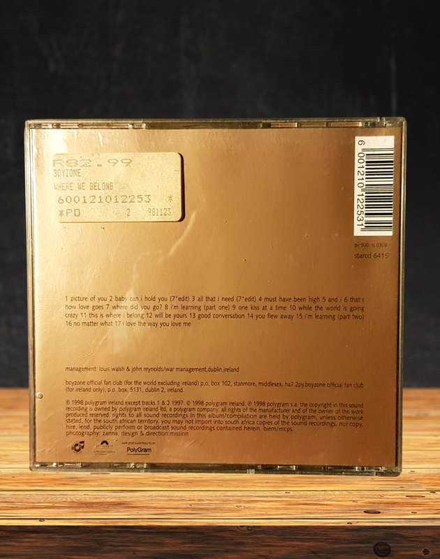CD - Boyzone  Where We Belong