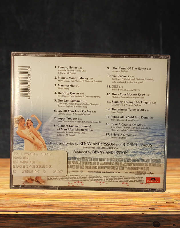 Mamma Mia! The Movie Soundtrack CD Complete in Jewel Case Good Condition ABBA Musical