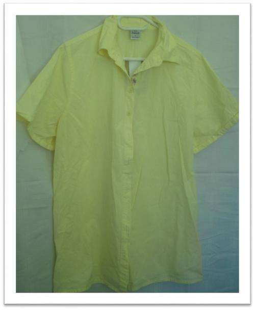 Freshproduce light yellow shirt with flower detail