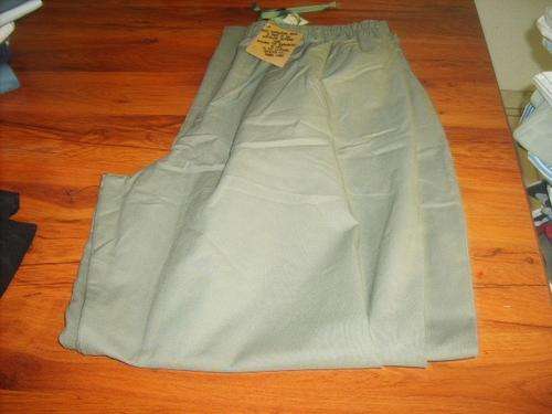 ELASTICATED KHAKI PANTS. EAGLE. SIZE 4XL.