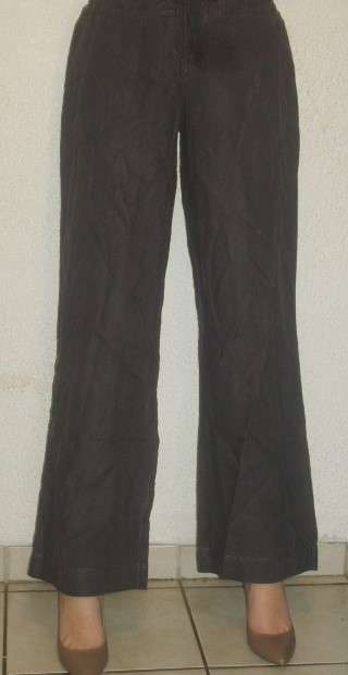 CHARCOAL WIDE LEG PANTS. STUDIO W. SIZE 12. AS NEW